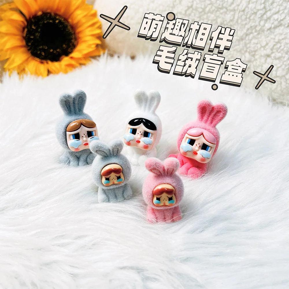 Flocking Crying Baby Blind Box — Little Police Officer 3D Cute Doll, Trendy Mystery Ornament & Gift Toy