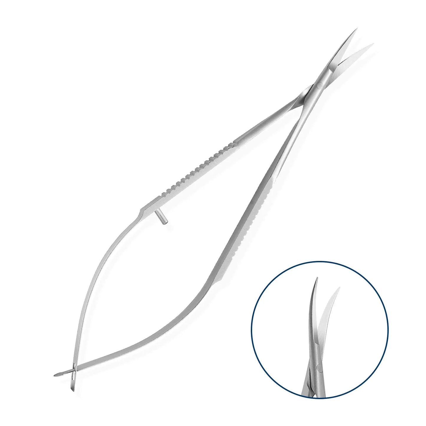 Stainless Steel Eyebrow Makeup Scissors – Curved & Straight Cuticle Trimmer Beauty Tool