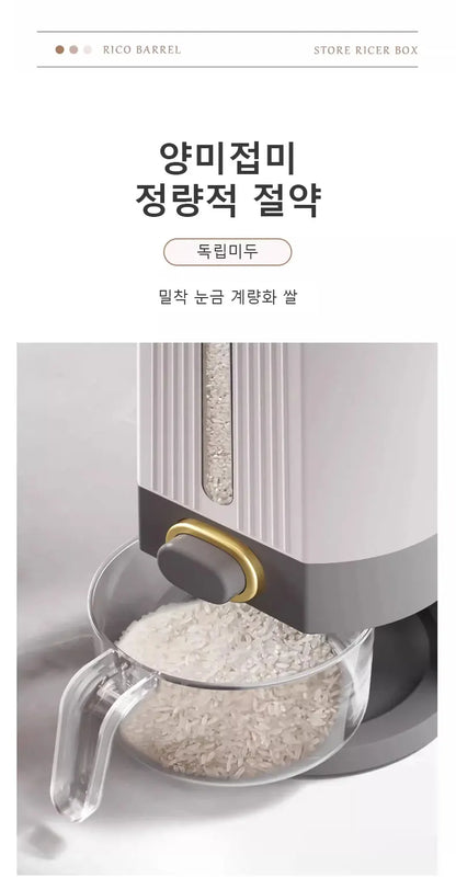 Home Rice Bucket - Insect-Proof & Moisture-Proof Food-Grade Sealed Storage Container for Rice