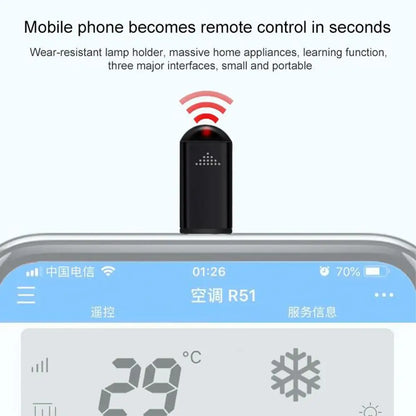 IR Wireless Infrared Remote Control Adapter – Smart App Transmitter for iPhone & Mobile Devices