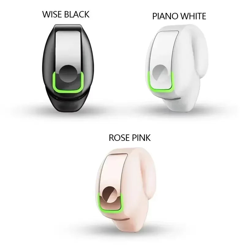 Bluetooth Clip-On Mono Earbud – Mini Wireless TWS In-Ear Bone Conduction Business Earphone (GD28)