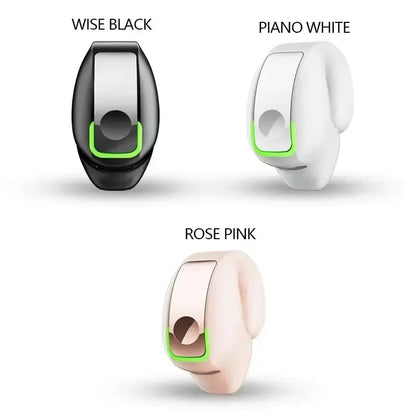 Bluetooth Clip-On Mono Earbud – Mini Wireless TWS In-Ear Bone Conduction Business Earphone (GD28)