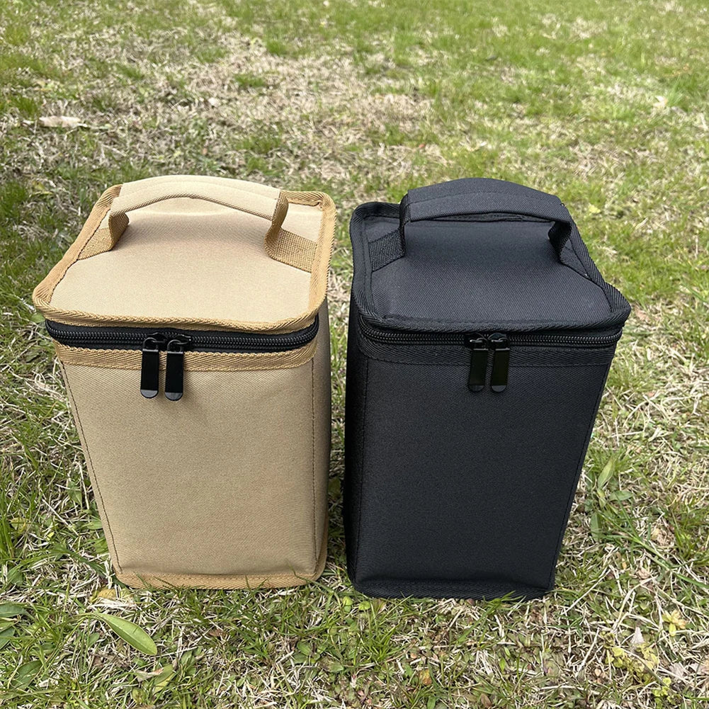 Butane Fuel Canister Cover – 600D Oxford Cloth Gas Tank Bag for Camping, Hiking & Outdoor Cooking