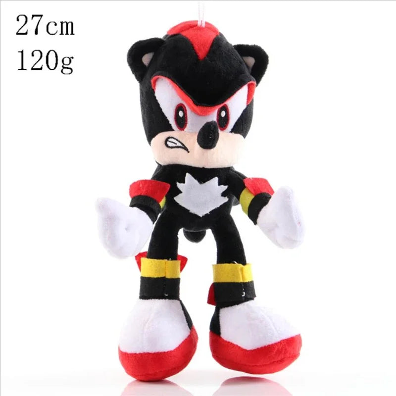 Super Sonic Hedgehog Plush Dolls — Shadow, Amy Rose, Knuckles, Tails Anime Stuffed Toy Gift for Kids