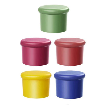 1/5pcs Reusable Silicone Wine Stoppers - Durable Corks for Wine, Beer, Champagne, and Beverage Bottles - Bar Accessories