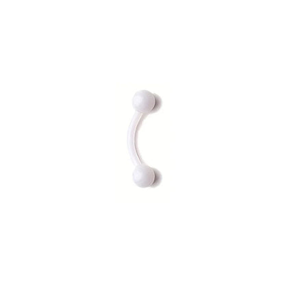 8mm Colorful Plastic Piercing Studs - Soft Lip, Nose & Cartilage Body Jewelry