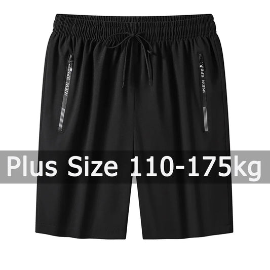 Men's Plus Size Sweatpants – 1/2/3 Pack Loose Fit Elastic Waist Sport Shorts for Running & Fitness (1XL-7XL)