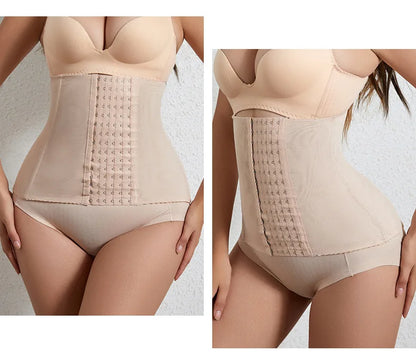 Women’s Slimming Waist Trainer Belt — Tummy Control Body Shaper, Fat Compression Girdle & Firm Corset Shapewear