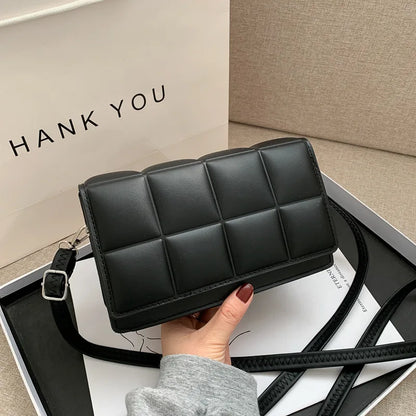 Fashion Brand Designer Women’s Shoulder Bag – Small PU Leather Crossbody, Classic Handle Handbag