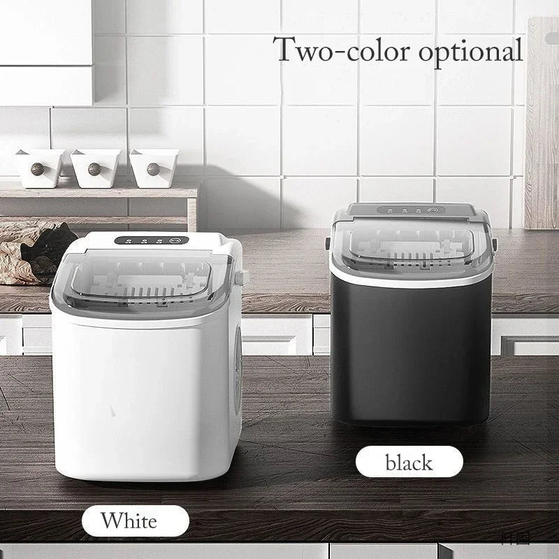 110V/220V Electric Ice Maker – Portable Automatic Bullet & Round Ice Cube Machine, Professional Use