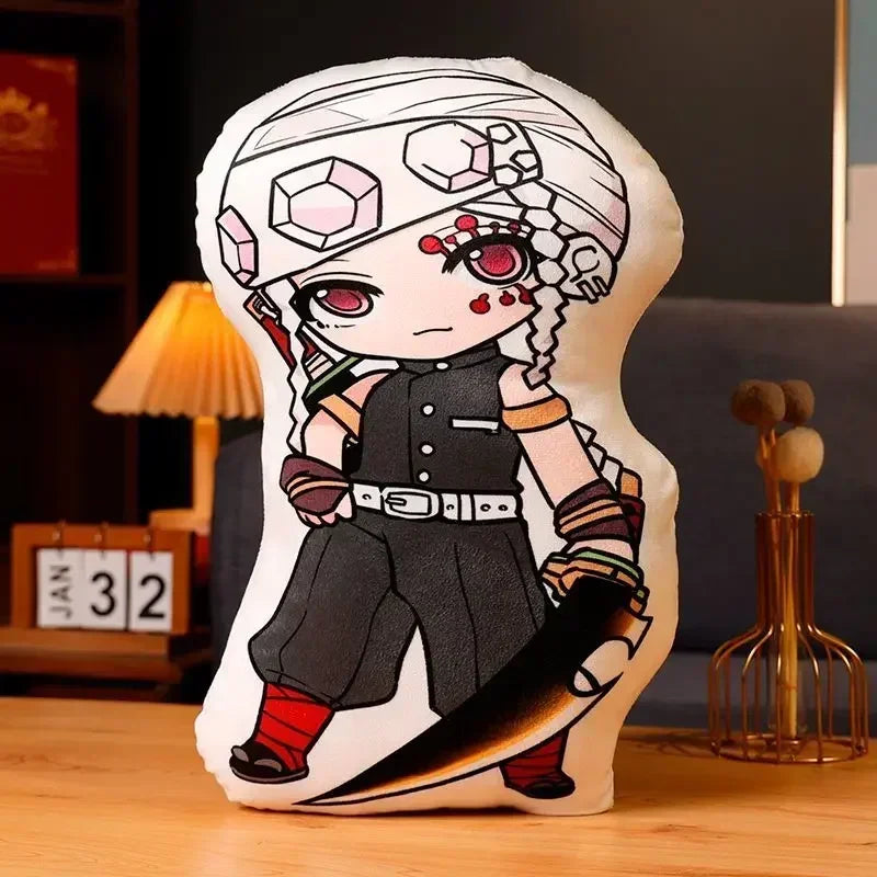 Demon Slayer Kimetsu no Yaiba Plush Cushion – Anime Dakimakura Pillow Tanjiro Nezuko Zenitsu Inosuke Kawaii Doll