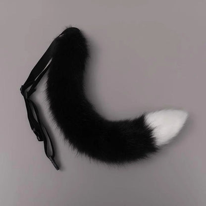Fluffy Cat Tail - Soft Faux Fur Adjustable Cosplay Costume Accessory