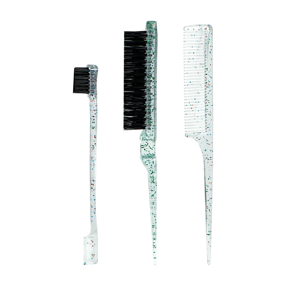 Pro Pointed Tail Comb – Anti-Static Hair Styling Brush, Steel Needle Pin Rat Tail Comb for Salon & Barber Accessories