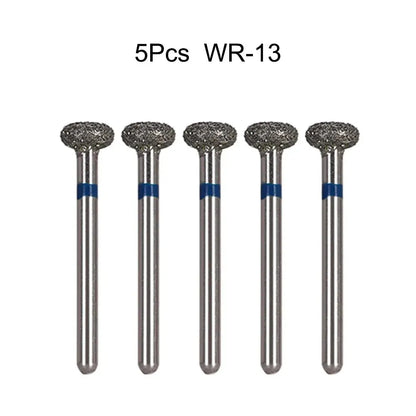 5pcs Dental Diamond Burs Drill FG 1.6mm – High-Speed Handpiece Burs for Polishing & Whitening