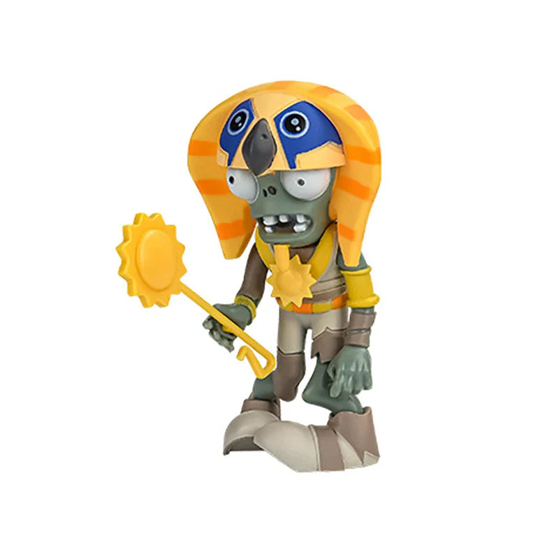 Plants vs Zombies Anime Action Figures – Peashooter & Pirate Zombie Model Set, Collectible Game Characters Kids Toy Gift Statue Figures