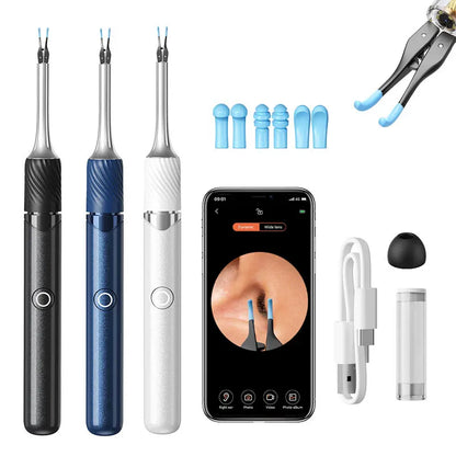 Visual Ear Cleaner with Camera – Ear Wax Removal Tool with 12MP, Ear Pick, Tweezers & 6 Ear Spoons for Ear Care