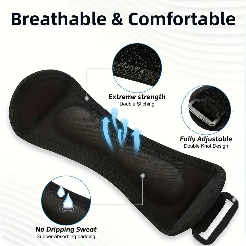 Basketball Knee Pad with Patellar Tendon Support — Adjustable Shock-Absorbing Compression Sleeve