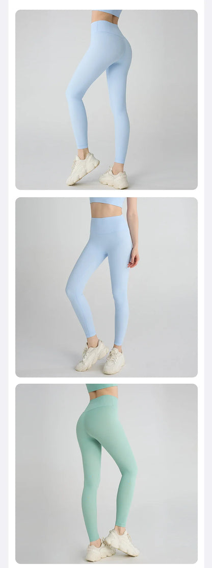 Summer Hot Sale Women’s High Waisted Yoga Leggings – Hip Lifting, Breathable Fitness Pants for Running, Cycling & Workouts