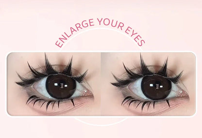 DINGSEN 5 Pairs Manga Style False Eyelashes — Soft, Natural, Long Anime Wispy Strip Lashes for Makeup