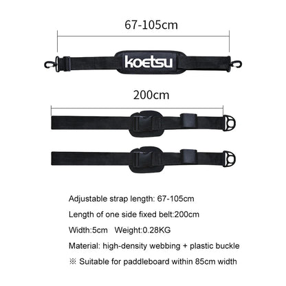 Adjustable Surfboard Shoulder Strap – Carry Sling for Paddleboard, Surfboard, Wakeboard, Kayak & Surfing Gear