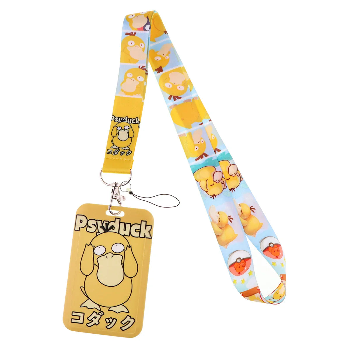 FI24 Japanese Anime Lanyard – Student Card & Badge Holder, Neck Strap for Phone, Subway & Access Cards, Gift for Kids