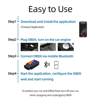 ELM327 OBD2 Scanner - WiFi & Bluetooth Car Diagnostic Code Reader for Android iOS