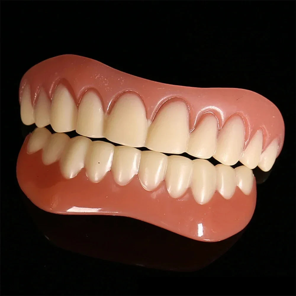 Denture Silicone Liner Kit - Soft Upper & Lower Denture Cushion Set for Easy Dental Care and Comfort