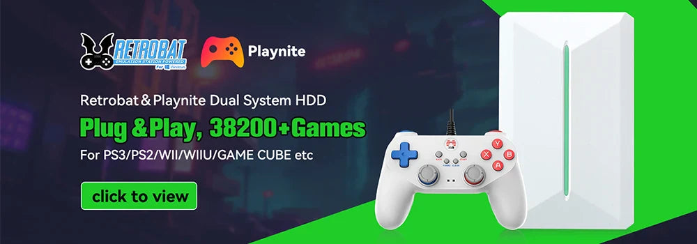 Launchbox Retro Gaming Hard Drive Console for PS4/PS3/PS2/WiiU/Wii/N64/DC/PS1 & PC with 3760+ 3D Games