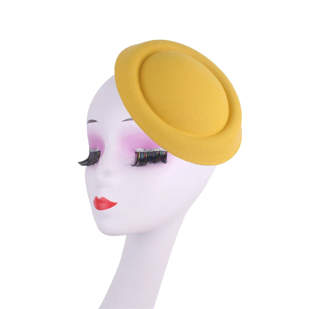 17CM Fascinator Bases for DIY Hair Accessories - Ladies' Wedding Hat, Millinery Cap for Bridal Chapeau