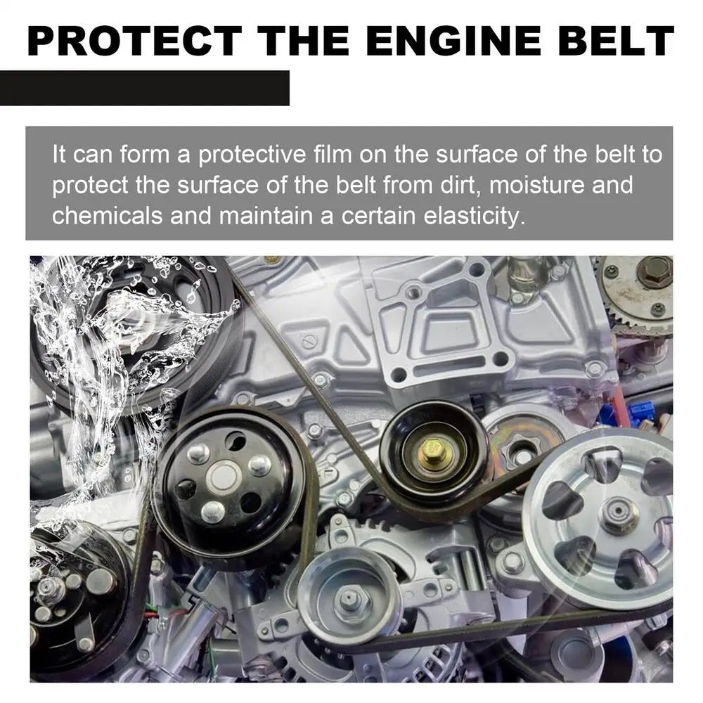 100ml Car Belt Noise Spray – Engine Belt Silencer & Lubricant for Prolonging Belt Life