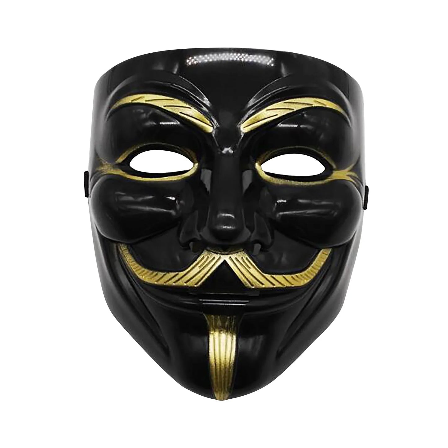 Anonymous Movie Masquerade Face Mask – Halloween Cosplay Prop for Adults & Kids