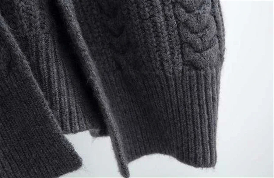 Women's Hollow Out Knitted Cardigan Coat – Casual Loose Fit, Big Size 4XL, Long Gilet Sweater Jacket