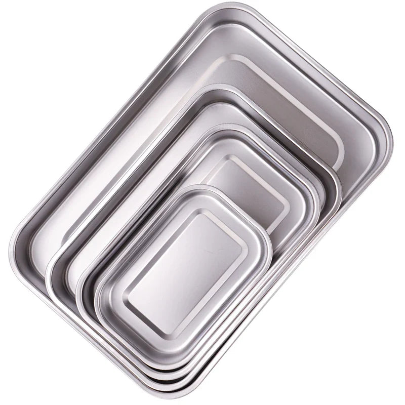 Stainless Steel Dental Instrument Tray with Lid – Medical Sterilization Box for Surgical Tools, Disinfection Storage Container