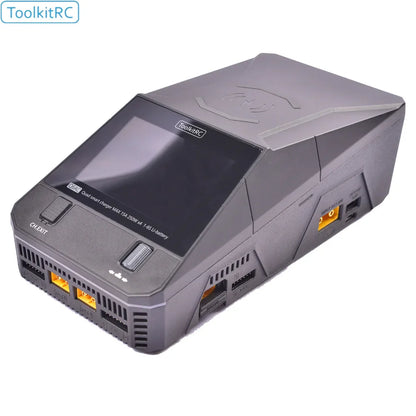 ToolkitRC Q6AC Charger AC 400W/DC 1000W 4-Channel with 65W USB & 15W Wireless Charging for LiPo NiMH PB Batteries