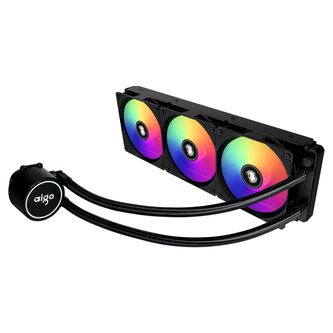 Aigo ACSE Water Cooling CPU Cooler – 120/240mm RGB Fan Liquid Heatsink Radiator for LGA 2066/2011/1151/1155/AM3+/AM4