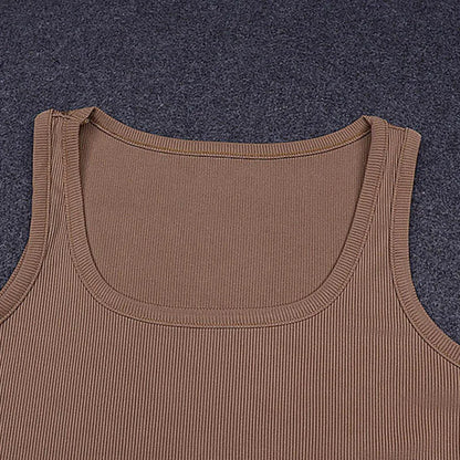 Sleeveless Knit Bodysuit — Sexy Off-Shoulder Halter Bodycon Top for Women Summer Casual & Clubwear