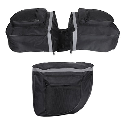 25L Waterproof Mountain & Road Bike Rack Bag — Rear Seat Tail Carrier, Double Pannier Cycling Equipment Bag