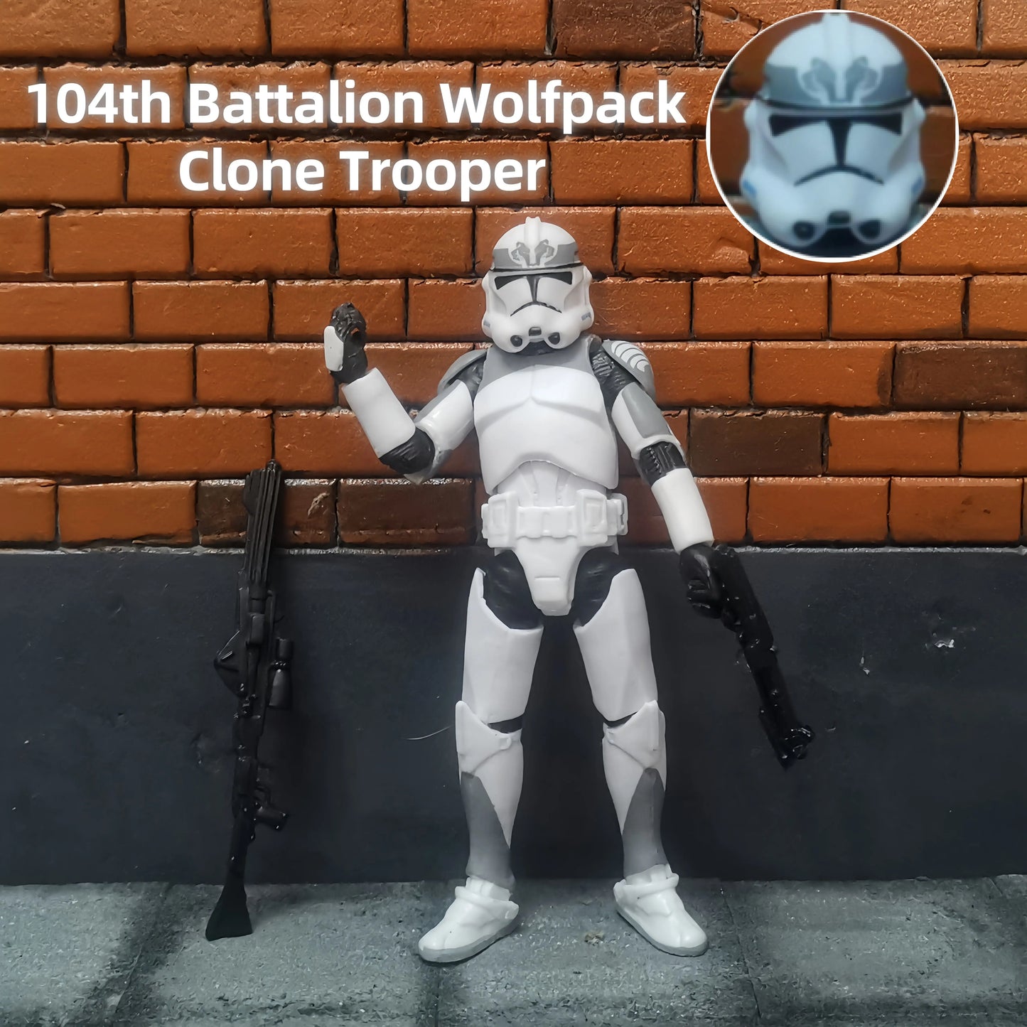 Star Wars 3.75" Clone Trooper Action Figure — 1/18 501st & 187th Legion REX ARF P1/P2 Toy Model