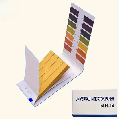 PH Test Strips 1–14 Indicator Litmus Paper – 80 Strips Pack Water & Soil pH Testing Kit for Home, Lab & Gardening Use