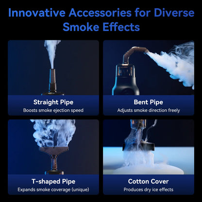TELESIN Portable Smoke Machine – Remote-Controlled Fogger for Photography, Video Shoot Smoke Effect