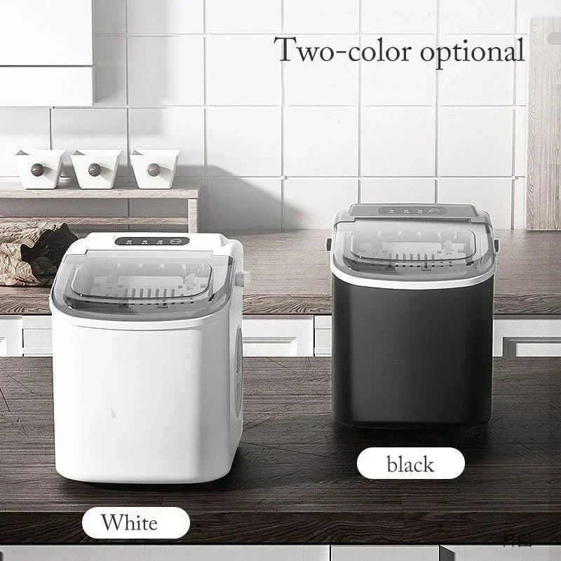 110V/220V Electric Ice Maker – Portable Automatic Bullet & Round Ice Cube Machine, Professional Use