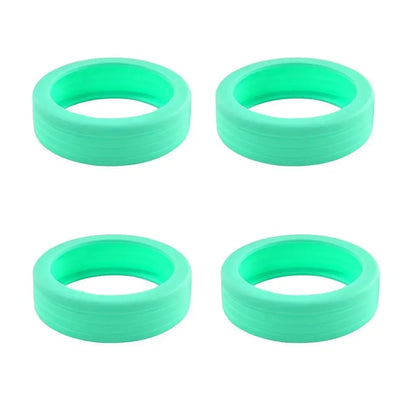 4/8PCS Travel Luggage Wheel Protectors — Noise-Reducing Caster Covers for Suitcase Trolley Boxes