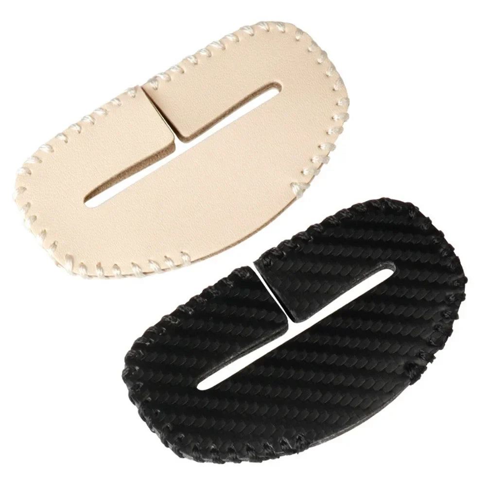 Universal Car Seat Belt Buckle Cover — PU Leather Anti-Collision Protector for Car Interior Accessories