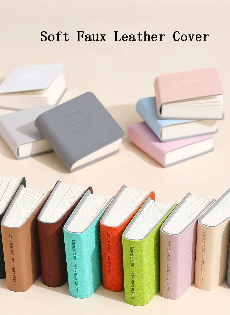 3Pcs Mini Square Watercolor Sketchbook Set – Thick Paper Drawing & Painting Books for Art & Relaxation