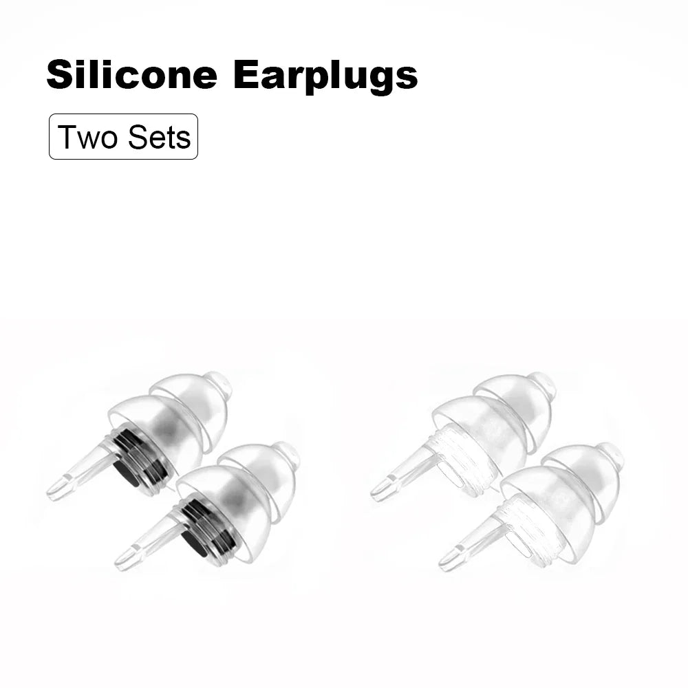 HUAK High Fidelity Silicone Ear Plugs - Reusable Noise Reduction for Sleep, Study, Work, Music, Motorcycle & Swimming