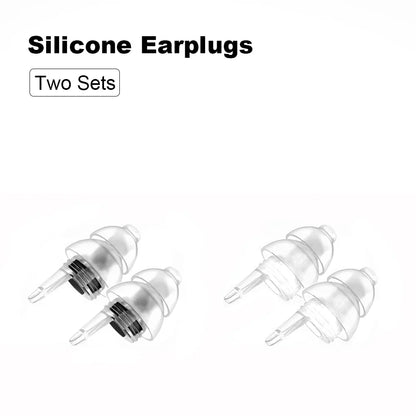HUAK High Fidelity Silicone Ear Plugs - Reusable Noise Reduction for Sleep, Study, Work, Music, Motorcycle & Swimming