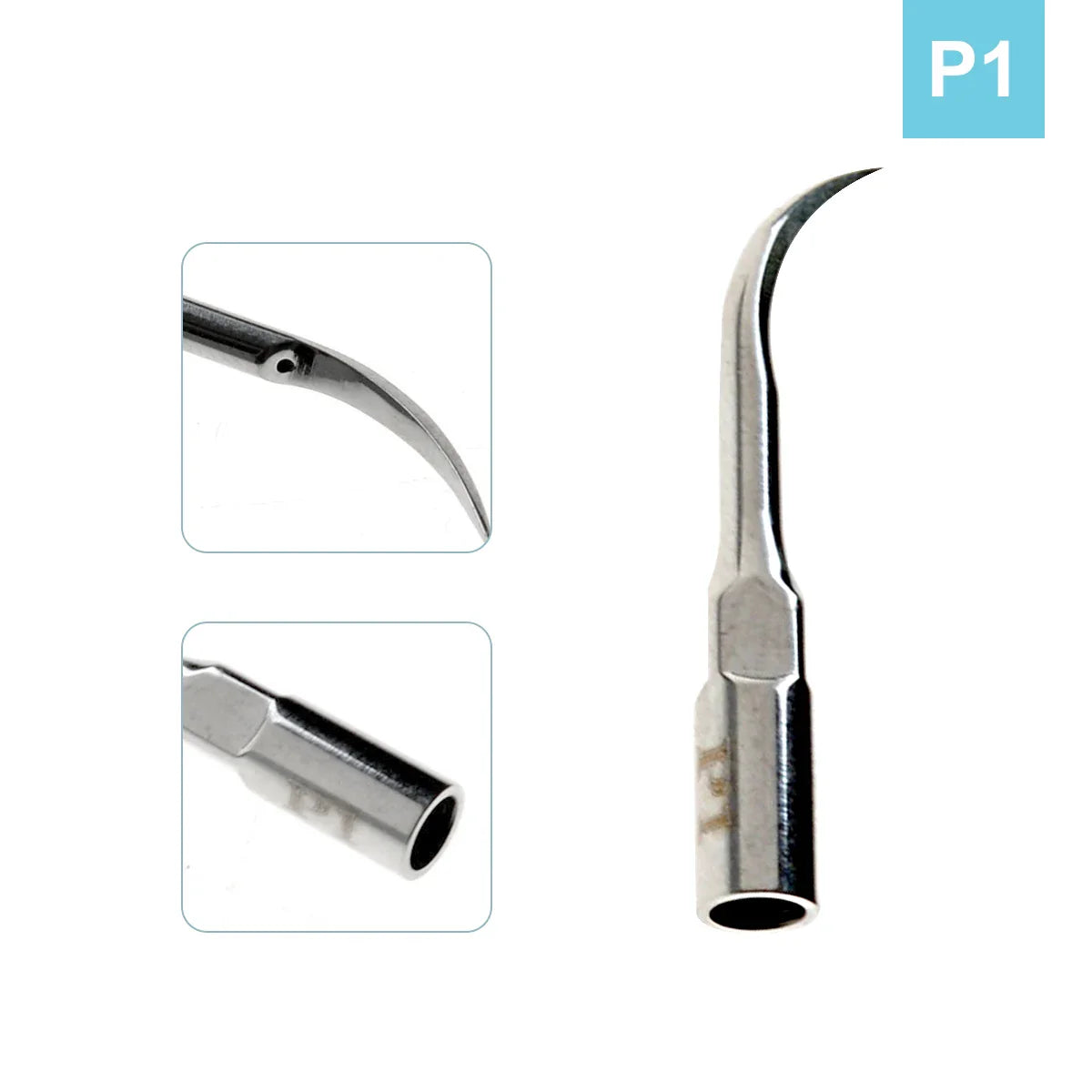AZDENT 5pcs Dental Scaler Tips – Compatible with EMS, WOODPECKER, SATELEC, DTE, NSK Ultrasonic Scalers