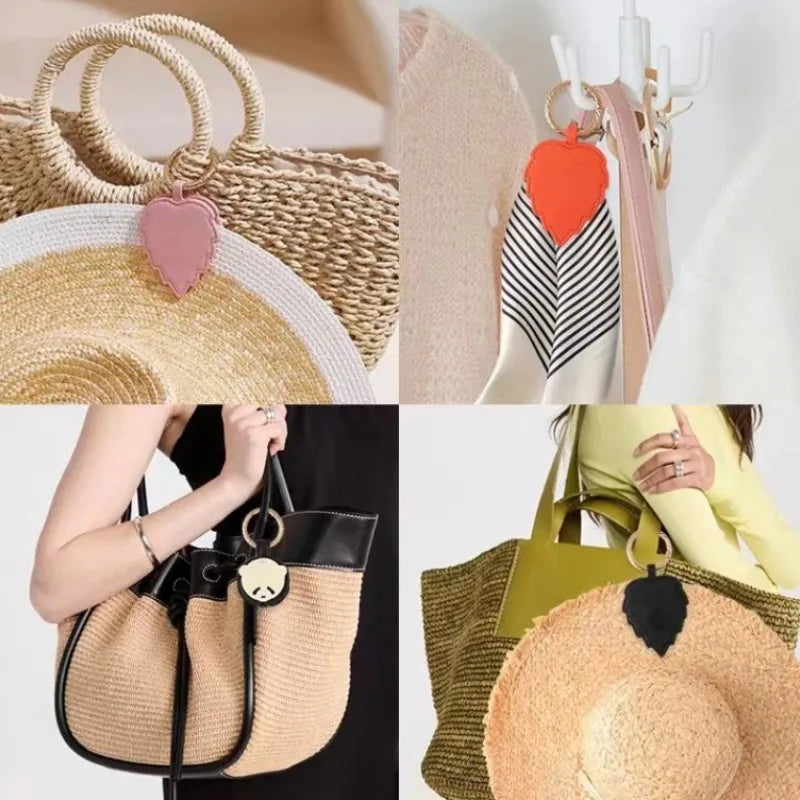 Magnetic PU Leather Hat Clip Holder for Travel – Sun Hat Keeper for Handbags, Backpacks & Luggage Accessories