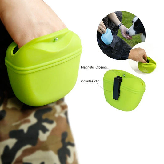 Pet Portable Dog Training Waist Bag – Treat & Snack Pouch for Obedience, Agility, Outdoor Feed & Reward Storage