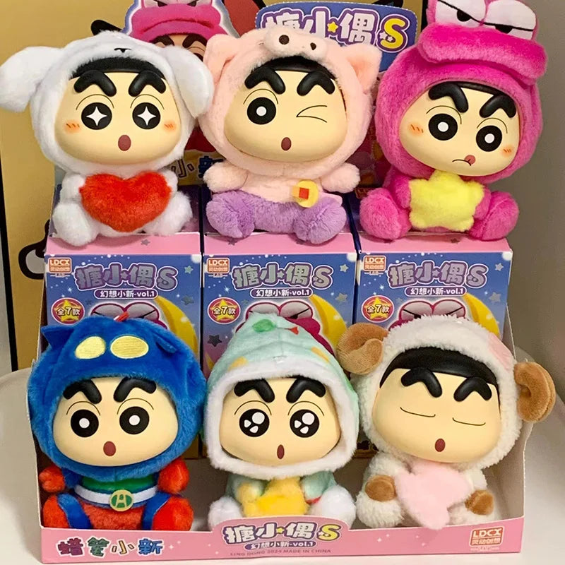 Crayon Shin-Chan Blind Box Plush Toy — Fantasy Series Action Figure for Kids